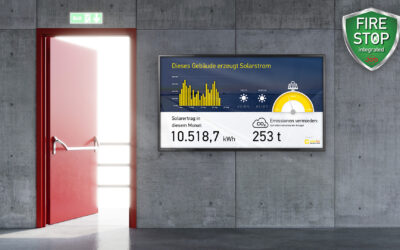 Solar-Display und Brandschutz-Monitor